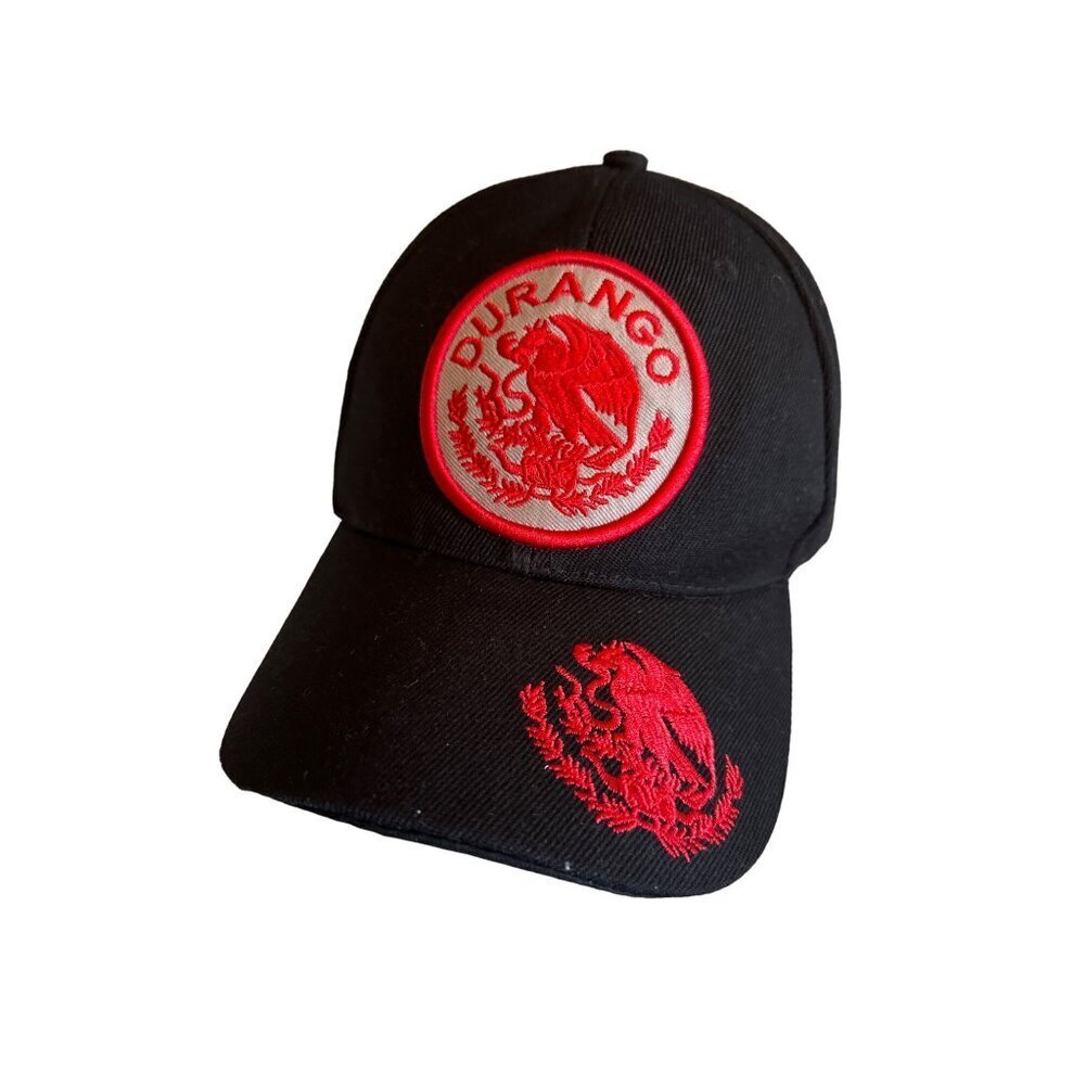 Durango Black & Red Embroidered Baseball Cap